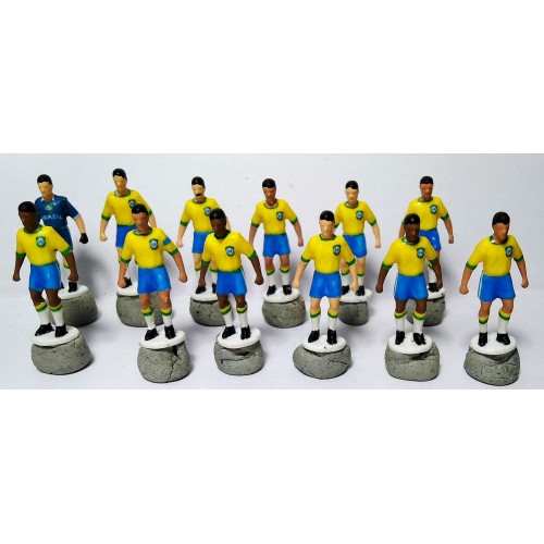 Subbuteo Andrew Table Soccer Brazil 1970 no bases no box only 12 figures